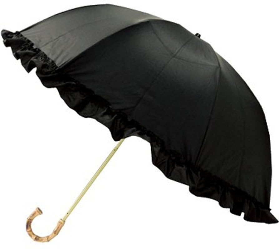 ピコ　新品未使用　フリル　日傘　晴雨兼用　ブラック 楽天市場】傘 完全遮光 遮光率100% 遮蔽率100% 1級遮光 撥水加工